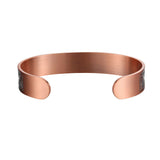 MagEnergy Pure Copper Bracelet for Mens Cuff Magnetic Bracelet 7.5inches Adjustable to Fit Most Wrists Jewelry Gifts
