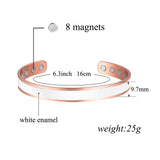 MagEnergy Copper Bracelet for Women Magnetic Adjustable (6.3inches) Magnet Bracelet for Birthday Gifts
