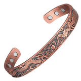 Dragon Style Copper Bracelet For Men Cuff Band Adjustable-CBG047