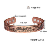 Viking Copper Bracelet For Men For Arthritis-CBG041