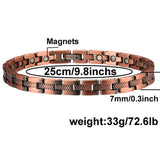 Arthritis Copper Ankle Bracelet 8.5inches -10inches Adjustable Anklet CB029