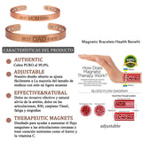 BEST DAD EVER BEST MOM EVER Copper Bracelet For Arthritis Relief