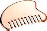 MagEnergy Gua Sha Tool Pure Copper Scraping Back Massager Guasha Board for Neck and Body Skin Care Tool Special Gifts for Grandparents Parents Friends (Copper 1)