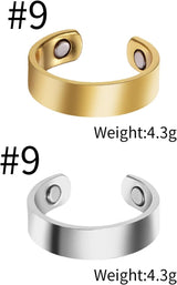 Titanium Magnetic Bracelets for Men Pure Titanium Bracelet 4 Elements 3500 Gauss Magnets Ultra Titanium Men's Adjustable Bracelets with Remove Tool & Jewellry Gift Box