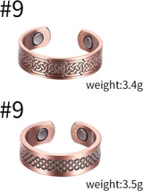 MagEnergy Copper Bracelet for Men for Joint Pain 99.9% Pure Copper Magnetic Bracelet Adjustable Jewelry Gifts with Sizing Tool
