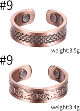 MagEnergy Copper Bracelet for Men for Joint Pain 99.9% Pure Copper Magnetic Bracelet Adjustable Jewelry Gifts with Sizing Tool