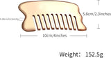 MagEnergy Gua Sha Tool Pure Copper Scraping Back Massager Guasha Board for Neck and Body Skin Care Tool Special Gifts for Grandparents Parents Friends (Copper 1)