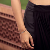 MagEnergy Copper Magnetic Bracelet and Rings for Women, Magnetic Bracelet & Rings with 3500 Gauss Magnets,Adjustable Link Bracelet Copper Ring Jewelry Gifts with Sizing Tool