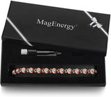 MagEnergy Copper Bracelet Anklet for Women, Soild Copper Magnetic Anklet, Adjustable Ankle Bracelet with Free Link Removal Tool (Copper)