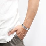 Titanium Magnetic Bracelets for Men Pure Titanium Bracelet 4 Elements 3500 Gauss Magnets Ultra Titanium Men's Adjustable Bracelets with Remove Tool & Jewellry Gift Box