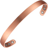 MagEnergy Copper Bracelets for Women 99.9% Pure Copper Magnetic Bracelet Adjustable Bangle Gift Box