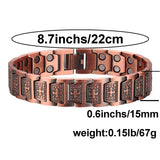 Cross Copper Bracelet For Men  Christian Bracelet CB593
