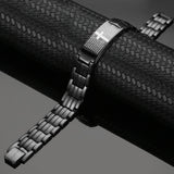 MagEnergy Copper Bracelet for Men 99.9% Pure Copper Magnetic Bracelet with 2 Row Magnets Adjustable Bracelet Length with Sizing Tool