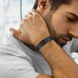 MagEnergy Copper Cross Bracelet for Men – Ultra Strength Magnetic Copper Mens Cross Bracelets with Ring – Adjustable Bracelet with Sizing Tool Jewelry Gift