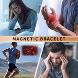 MagEnergy Lymphatic Drainage Magnetic Bracelets for Women Titanium Steel Magnetic Wristbands with Elegant Love Heart Shape Design, Lovely Gift Box with an Adjustment Tool(Heart Purple)