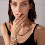 MagEnergy Copper Bracelets for Women 99.9% Pure Copper Magnetic Bracelet Adjustable Bangle Gift Box