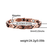 Copper Ankle Bracelet for Arthritis 8.5inches -10inches C006