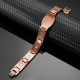 Cross Copper Bracelet For Men  Christian Bracelet CB589