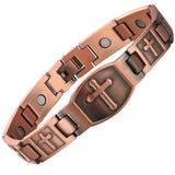 Cross Copper Bracelet For Men  Christian Bracelet CB589