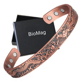 Dragon Style Copper Bracelet For Men Cuff Band Adjustable-CBG047