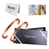2-Pack Copper Bracelet For MOM- BEST MOM EVER/ I Love MOM