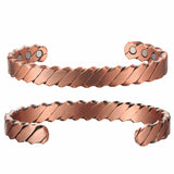 Twrist Copper Bracelet For Men with 6pcs Magnetic Therapy For Arthritis CBG225
