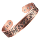 Viking Jewelry Bracelets For Men with 6pcs Rare Earth Magnets 7.5inches Adjustable