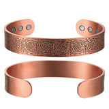 Viking Jewelry Bracelets For Men with 6pcs Rare Earth Magnets 7.5inches Adjustable