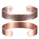 Viking Copper Bracelets For Men 7.5inches Adjustable Cuff Bracelet