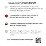 Titanium Bracelet For Men 4 in 1 Health For Arthritis,Tennis Elbow-TB003SB