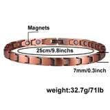Women Anklet Copper Magnetic Bracelet For Arthritis Pain Relief-CB001WA