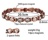 Copper Bracelet For Women For Arthritis Crystal Bracelet-CB015