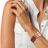 Copper Bracelet For Men and Women Plain Style-CBG024