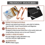 2-Pack Copper Bracelet For Men and Women