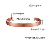 2-Pack Copper Bracelet For Men and Women