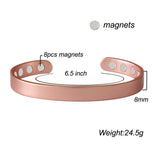 Copper Bracelet For Men and Women Plain Style-CBG024