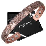 Copper Bracelet For Women Flower Design CBG224