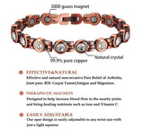 Copper Bracelet For Women For Arthritis Crystal Bracelet-CB015