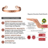 Hammered Copper Bracelet For Men and Women-CBG247