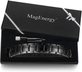 Mens Copper Bracelets 8.5" Link Adjustable Double Raw 3000Gauss Magnets Pain Relief for Arthritis and Carpal Tunnel Migraines Tennis Elbow