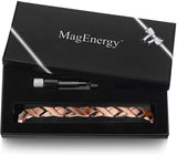 Copper Magnetic Bracelet for Women Pain Relief for Arthritis and Carpal Tunnel Migraines Tennis Elbow
