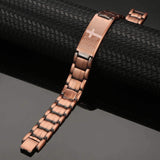 Men Copper Magnetic Bracelet Cross Bracelet