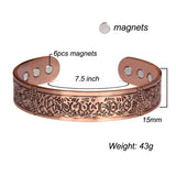 Copper Bracelet For Men Arthritis Bracelet Viking Style-CBG046