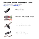 Titanium Bracelet For Men 4 in 1 Health For Arthritis,Tennis Elbow-TB003SB