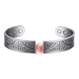 Copper Bracelet for Men Tree of Life Magnetic Therapy Viking Jewelry 7.5inches Adjustable