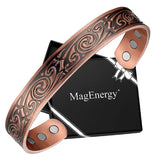 Viking Bracelets For Men 6.7inches Adjustable Cuff Copper Bracelet