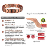 MagEnergy Magnetic Copper Bracelet for Men,Birthday valentine's Gift for Husband Boyfriend or Dad