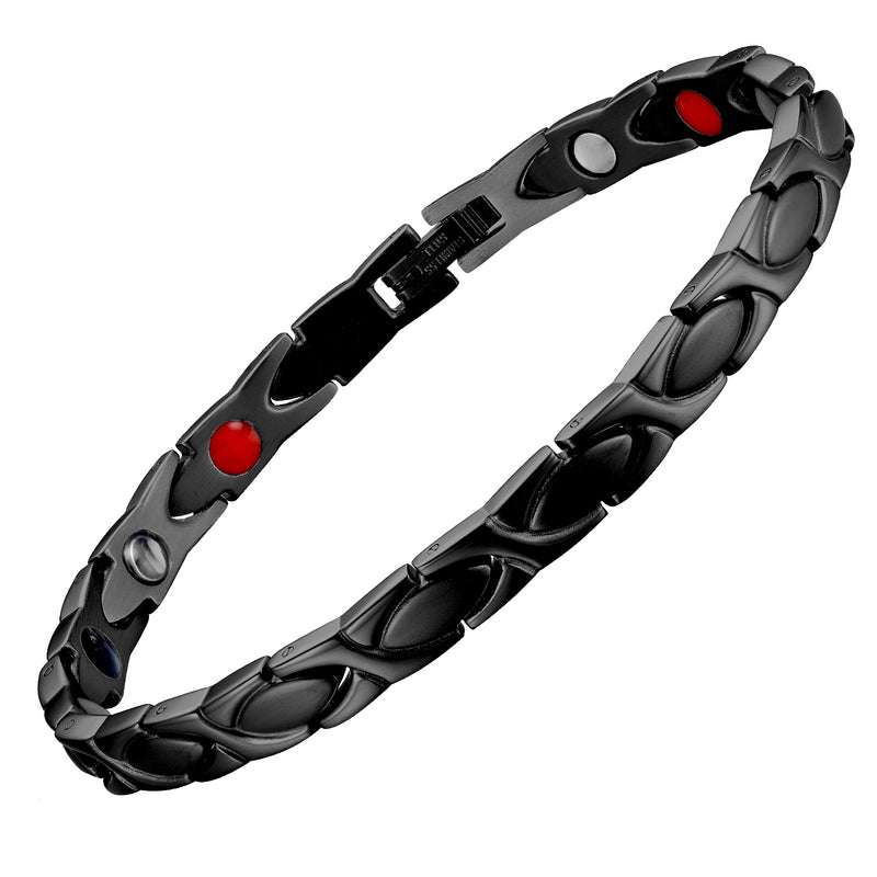 Women's Magnetic Energy Bracelet | Stylish, Smooth, Polished Design | 316L Stainless Steel Health Bracelet