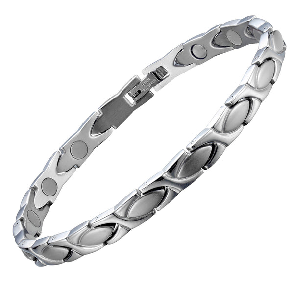 Women's Magnetic Energy Bracelet | Stylish, Smooth, Polished Design | 316L Stainless Steel Health Bracelet