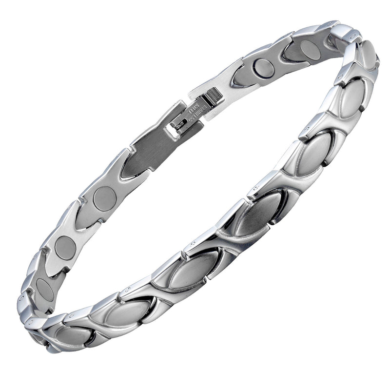 Women's Magnetic Energy Bracelet | Stylish, Smooth, Polished Design | 316L Stainless Steel Health Bracelet